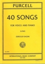 40 Songs complete for low voice and piano