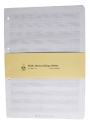 Ringbucheinlagen DIN A4 hoch 12 Systeme 21x29,7 cm 6mal gebohrt mit Hilfslinien Die Verkaufseinheit betr�gt 20 Blatt