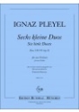 6 kleine Duos op.8 f�r 2 Violinen Partitur und Stimmen