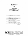 William Sydeman, Three Songs After Emily Dickinson High Voice and Cello Buch