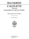 L'alouette for piano