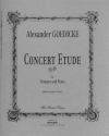 Concert Etude op.49 for trumpet and chamber orchestra for trumpet and piano