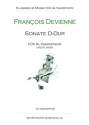 Sonate D-Dur f�r Altsaxophon und Klavier Altsaxophonstimme