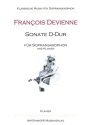 Sonate D-Dur f�r Sopransaxophon und Klavier Klavierpartitur