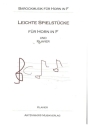 Leichte Spielst�cke f�r Horn und Klavier Klavierpartitur