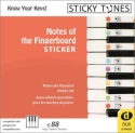 Notes of the Fingerboard Wiederabl�sbare Klaviaturaufkleber - 