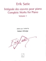 Erik Satie, Int�grale des oeuvres pour piano volume 1 Klavier buch