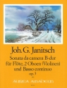Sonate B-Dur op.3 f�r Fl�te, 2 Oboen und Bc Stimmen