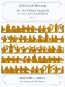 Ein deutsches Requiem op.45 f�r Soli, Chor und Orchester Studienpartitur