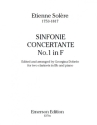 Solere, Sinfonie 2 clarinets and piano buch