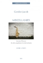G. Jacob, Miscellanies Alto Saxophone and Orchestra PARTITUR + STIMMEN