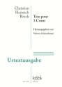 Trio f�r 3 H�rner Partitur und Stimmen