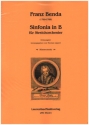 Sinfonia in B f�r Streichorchester Stimmensatz