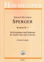 Konzert Nr.1 f�r Kontrabass und Orchester Partitur