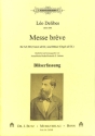 Messe br�ve f�r gem Chor und Orgel (Tenor ad lib) (Bl�ser ad lib) Partitur - Bl�serfassung