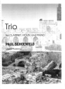 Trio for clarinet, violin and piano piano score and parts