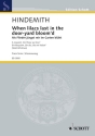 Als Flieder j�ngst mir im Garten bl�ht f�r gemischten Chor (SATB) mit Soli (MezBar) und Orchester Klavierauszug