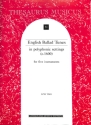 English Ballad Tunes in Ensemble (c.1600) Settings for 4 or 5 instruments score