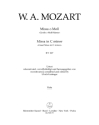 Mozart, W.A., Missa in C minor K. 427 'Great Mass in C minor' Va Voice, Urtext edition