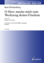 O Herr mache mich zum Werkzeug deines Friedens f�r gem Chor a cappella Partitur