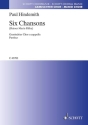 6 Chansons f�r gem Chor a cappella Partitur