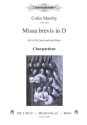 Colin Mawby, Missa brevis in D SATB und Orgel und/oder Bl�ser Chorpartitur