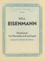 DIVERTIMENTO FUER ZWEI KLARINET- TEN UND FAGOTT