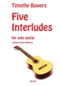 5 interludes for solo guitar