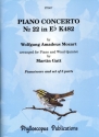 Wolfgang Amadeus Mozart Arr: Martin Gatt Mozart Piano Concerto K482 Piano with Wind Quintet Wind Ensemble