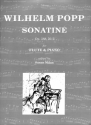 Wilhelm Popp Ed: Susan Milan Sonatine op. 388 No. 2 Flute & Piano