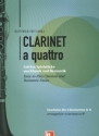 Clarinet a quattro f�r 4 Klarinetten Partitur und Stimmen
