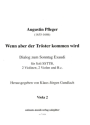 Wenn aber der Tr�ster kommen wird f�r 5 Singstimmen (SSTTB), 2 Violinen, 2 Violen und Bc Viola 2