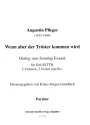 Wenn aber der Tr�ster kommen wird f�r 5 Singstimmen (SSTTB), 2 Violinen, 2 Violen und Bc Partitur ohne Umschlag (Bc ausgesetzt)
