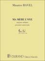 Ma mere l'oye 5 pi�ces enfantines pour piano � 4 mains