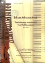 Zweistimmige Inventionen BWV772-786 for nyckelharpa and accompaniment