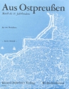 Aus Ostpreu�en  f�r SSA Blockfl�ten Musik des 17. Jahrhunderts Partitur