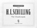 4 Choralvorspiele f�r Trompete (Oboe) und Orgel