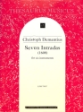 7 Intradas (1608) for 6 instruments, 6 scores