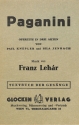 Paganini Libretto (dt)