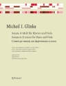 Sonate d-Moll f�r Viola und Klavier 2 Spielpartituren