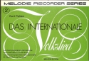 Das internationale Volkslied Band 2 f�r 1-2 Blockfloeten