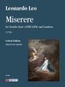 Miserere for double chorus and Bc score