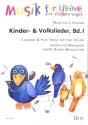 Kinder- und Volkslieder Band 1 f�r 2 Violinen (+Text) Spielpartitur