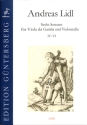 6 Sonaten (Nr.4-6) f�r Viola da gamba und Violoncello 2 Spielpartituren