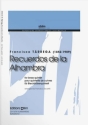 Francisco T�rrega, Recuerdos De La Alhambra Blechbl�serquintett Stimmensatz