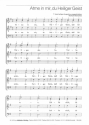 Menschick: Atme in mir, du heiliger Geist f�r gem Chor Chorpartitur