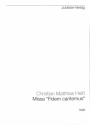 Hei�: Missa Fidem cantemus SAM  Chorpartitur