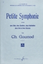 Petite symphonie pour fl�te, 2 hautbois, 2 clarinettes, 2 cors et 2 bassons,  partition