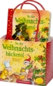 In der Weihnachtsb�ckerei  Miniliederbuch mit Backformen in Geschenktasche