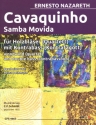 Cavaquinho - Samba Movida f�r Holzbl�serquartett und Kontrabass (Kontrafagott) Partitur und Stimmen